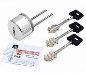 Картинка Секретная накладка CISA на сувальдный замок 02.716.61.1.18 (ХРОМ)